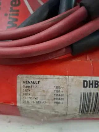 RENAULT SUPER 5,9,11,21 GTX 1.7 cables encendido