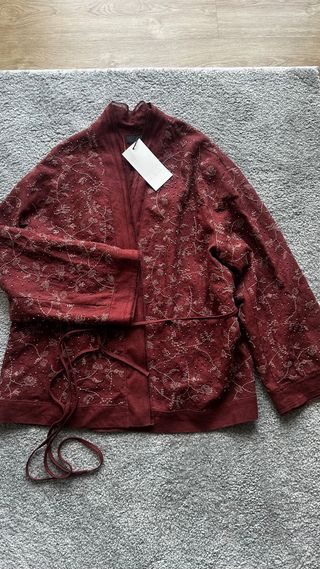 Kimono abalorios Zara