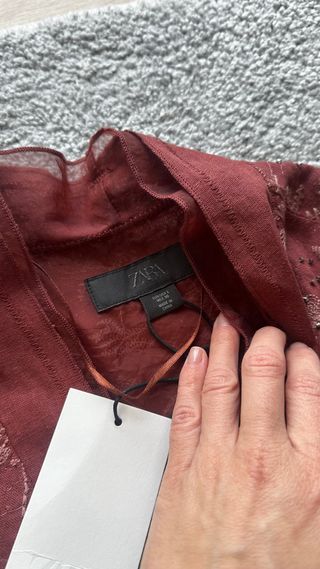 Kimono abalorios Zara