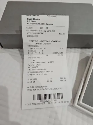 Apple Watch Ultra 3 Negro