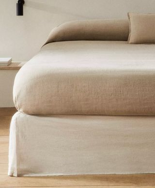 Cubrecanape Lino Lavado Zara Home