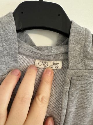 Felpa OVS Kids Grigia 6-8 anni