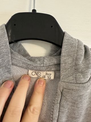 Felpa OVS Kids Grigia 6-8 anni