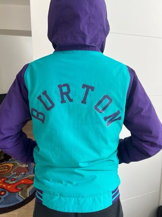 Chaqueta Burton Morado y Turquesa DE NIÑOS