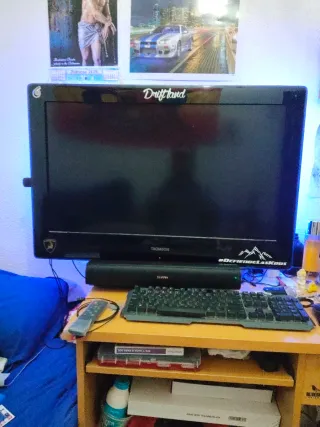 Barra de Sonido Thomson Negra