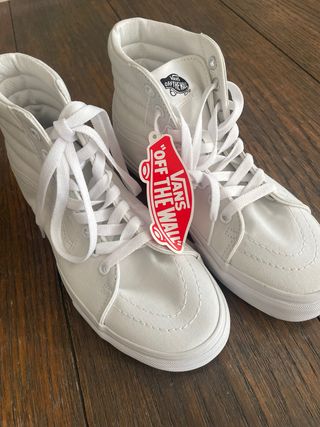 Zapatillas Vans Sk8-Hi Blancas Mujer