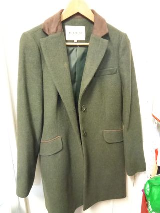 Abrigo Etiem verde paño