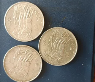 3 Monete Argento Repubblica Italiana