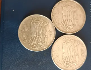 3 Monete Argento Repubblica Italiana
