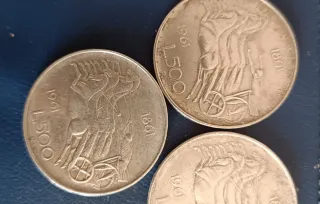3 Monete Argento Repubblica Italiana