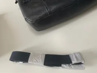 Cartella Piquadro Pelle Nera Anti-smarrimento