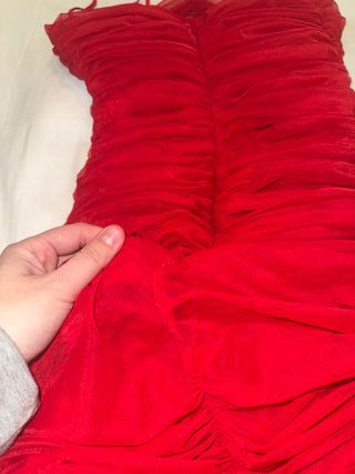 Vestido House of CB Rojo Talla S ( con Tara)