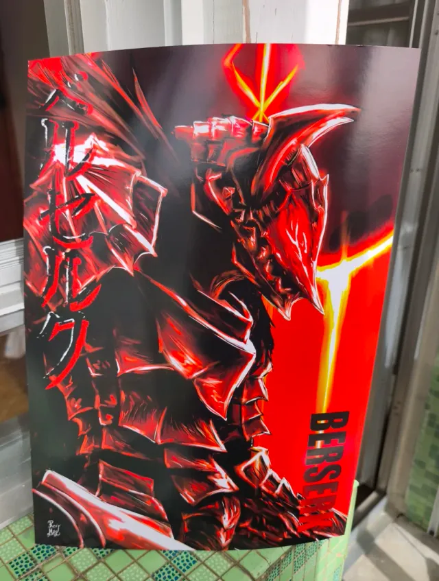 Ilustración Print A3 Berserk