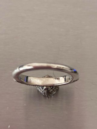 Anillo Plata 1.00 Ct Moissanita