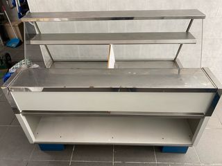 Vitrinas expositoras de cristal y acero