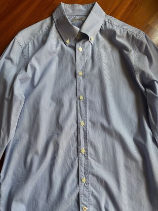 Camicia Seventy a righe blu