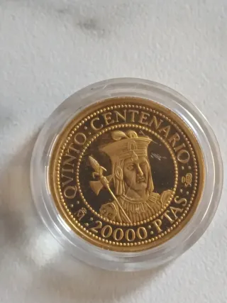 Moneda 20000 Pesetas Oro 1991 FNMT