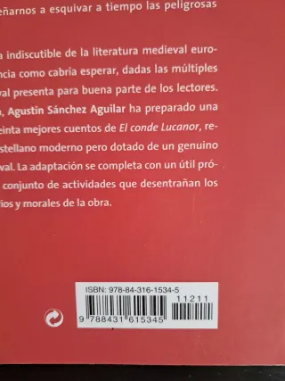 El conde Lucanor, ESO. Material auxiliar (Spani...