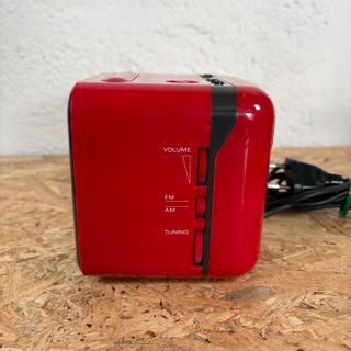 SONY DIGICUBE ICF-C101W ROSSA