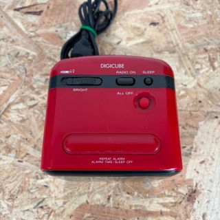 SONY DIGICUBE ICF-C101W ROSSA