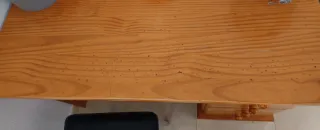 Escritorio madera provenzal 110x50x74