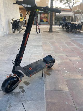 Patinete Eléctrico Kukirin G4 gris /naranja