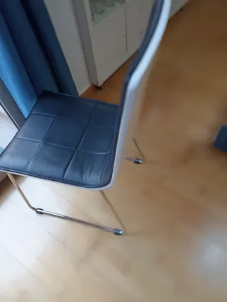 Conjunto 6 sillas de comedor patas de metal