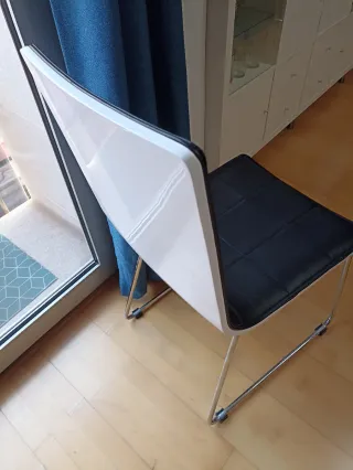 Conjunto 6 sillas de comedor patas de metal