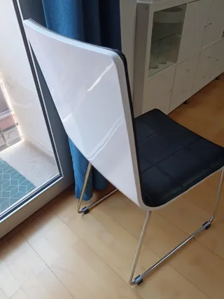 Conjunto 6 sillas de comedor patas de metal