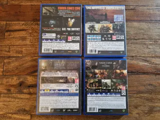 Lote 4 Juegos PS4