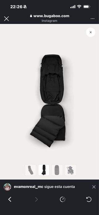 2 Sacos Bugaboo Negro