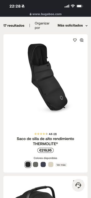 2 Sacos Bugaboo Negro