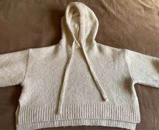 Jersey Zara Lana Alpaca Beige Talla Única