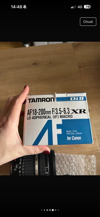 Tamron AF 18-200mm F/3.5-6.3 XR Macro