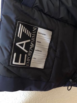Chaqueta EA7 Emporio Armani Italia Fisi abrigo