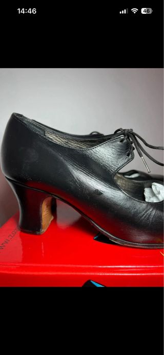 Zapatos Flamenco Roberto Garrido Negros
