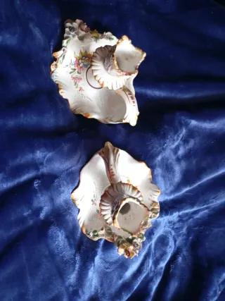 Portacandele 2 in ceramica antica Bassano Italia