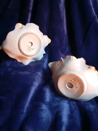 Portacandele 2 in ceramica antica Bassano Italia