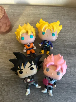 Lote 4 figuras Funko Pop Dragon Ball