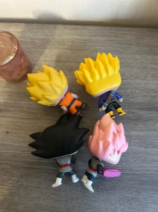 Lote 4 figuras Funko Pop Dragon Ball