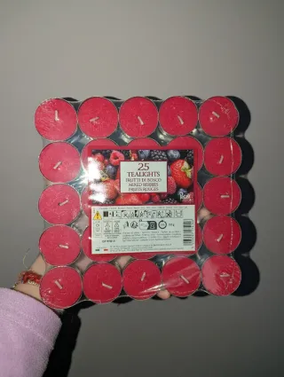 25 Candele Profumate Frutti di Bosco