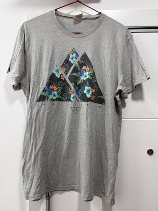 Camiseta Hollister Gris