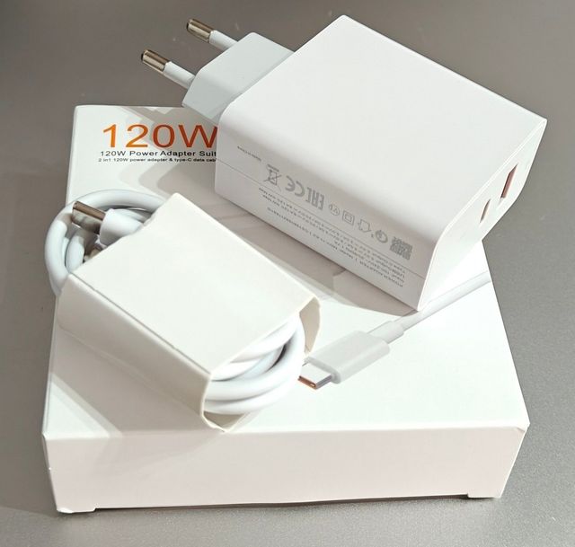 Caricabatterie 120W compatibile Xiaomi Rapido + Cavo 1 m