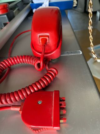 Teléfono Góndola Vintage Rojo