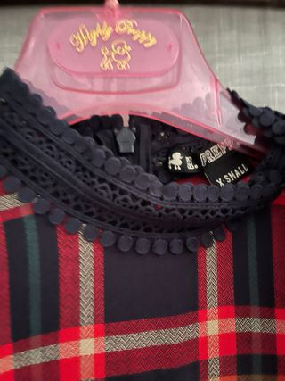 Vestido Holy Preppy Tartán Talla XS