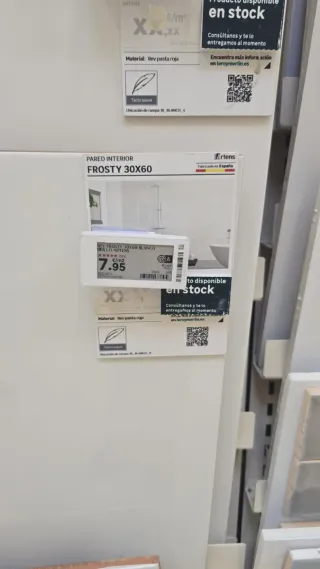 Lote 3 Cajas Azulejo Frosty 30x60