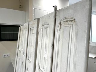 4 Porticones madera maciza