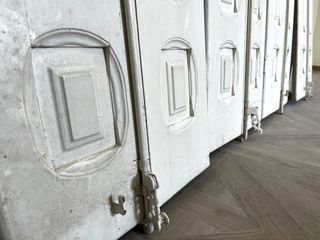 4 Porticones madera maciza