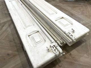 4 Porticones madera maciza