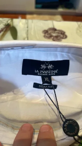 Camisa La Martina Blanca XL